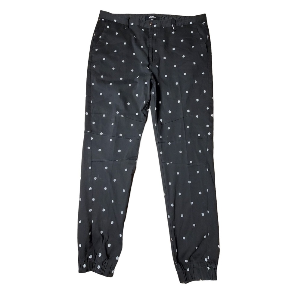 Akoo Standard Fit No Rivals Ascender Pants Mens Black Jogger Style Size 40 - Picture 13 of 15